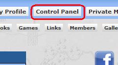 Control panel image